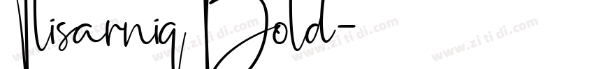 Ilisarniq Bold字体转换